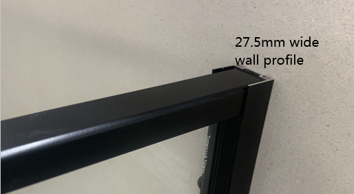 узкий бордюрный стеновой профиль