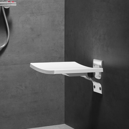 wall mounted folding bath seat